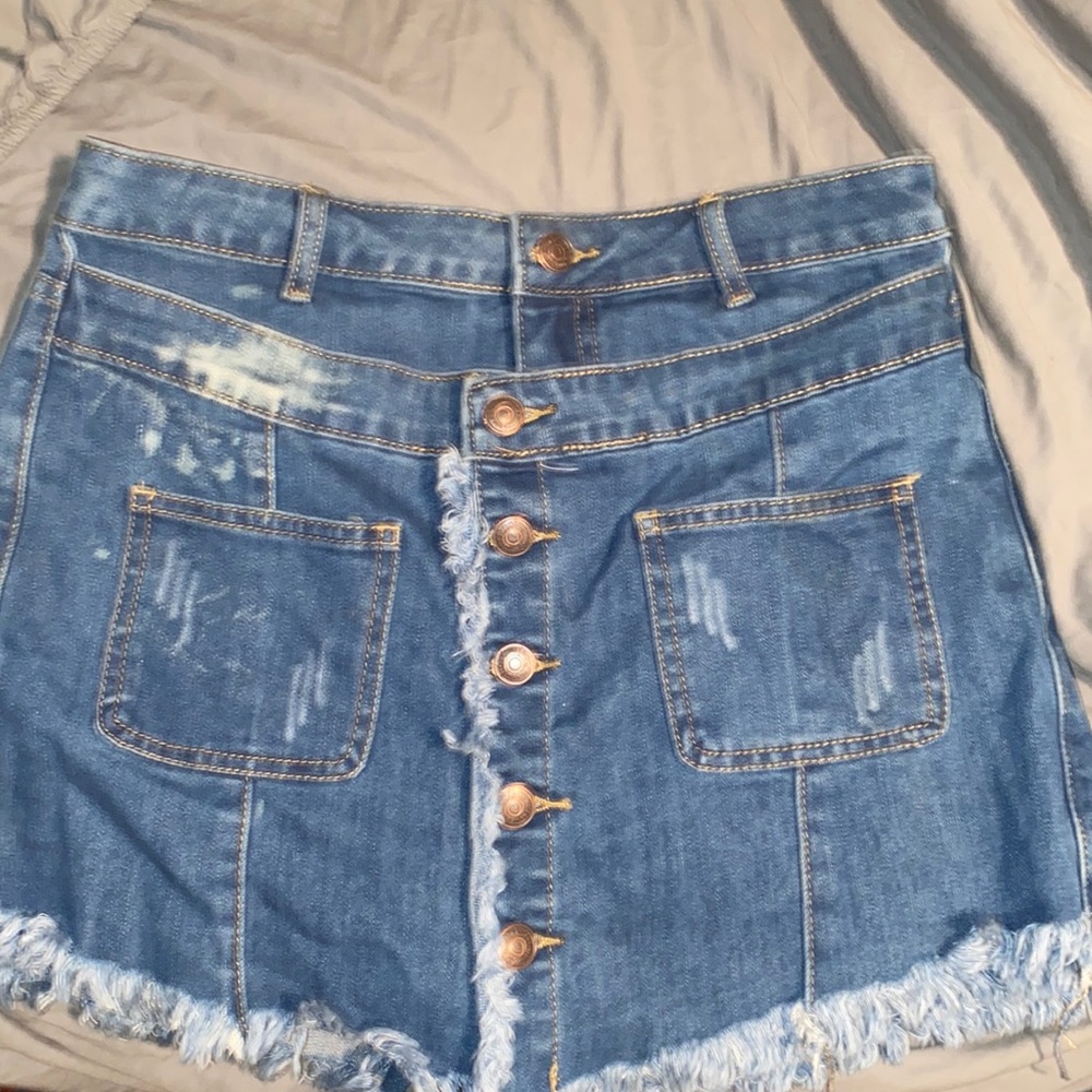 Blue Jean Skort . Super cute ! NWOT.